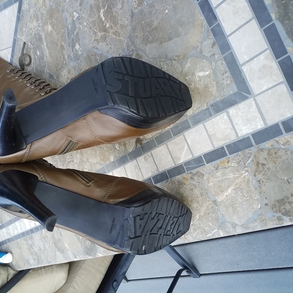 Stuart Weitzman Over The Knee Stiletto Lace-up Boots Size 7.5 - Picture 8 of 8